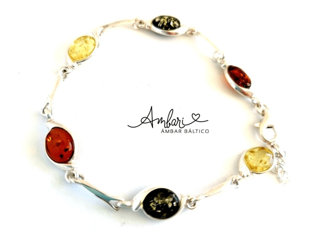 Pulsera De Ambar Precio Pulsera De Ámbar Y Plata 925 - Longitud Ajustable, Diseño Elegante, Fabricación Europea Pulsera Tous Mujer