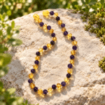 Collar de Ámbar Báltico Certificado Bebés y Niños Amatista - Ambari Chile - Imagen 4