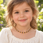 Collar de Ámbar Báltico Certificado Bebés y Niños Amatista - Ambari Chile