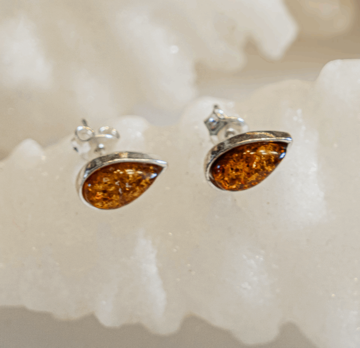 Aros Ámbar Gota M - Imagen 1