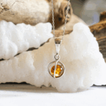 Colgante de Ámbar Esfera