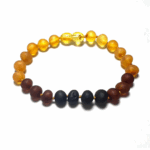 Pulsera Ámbar de Adulto Arcoiris Opaco