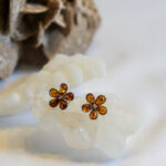 Aros de Ámbar Flor Aragón