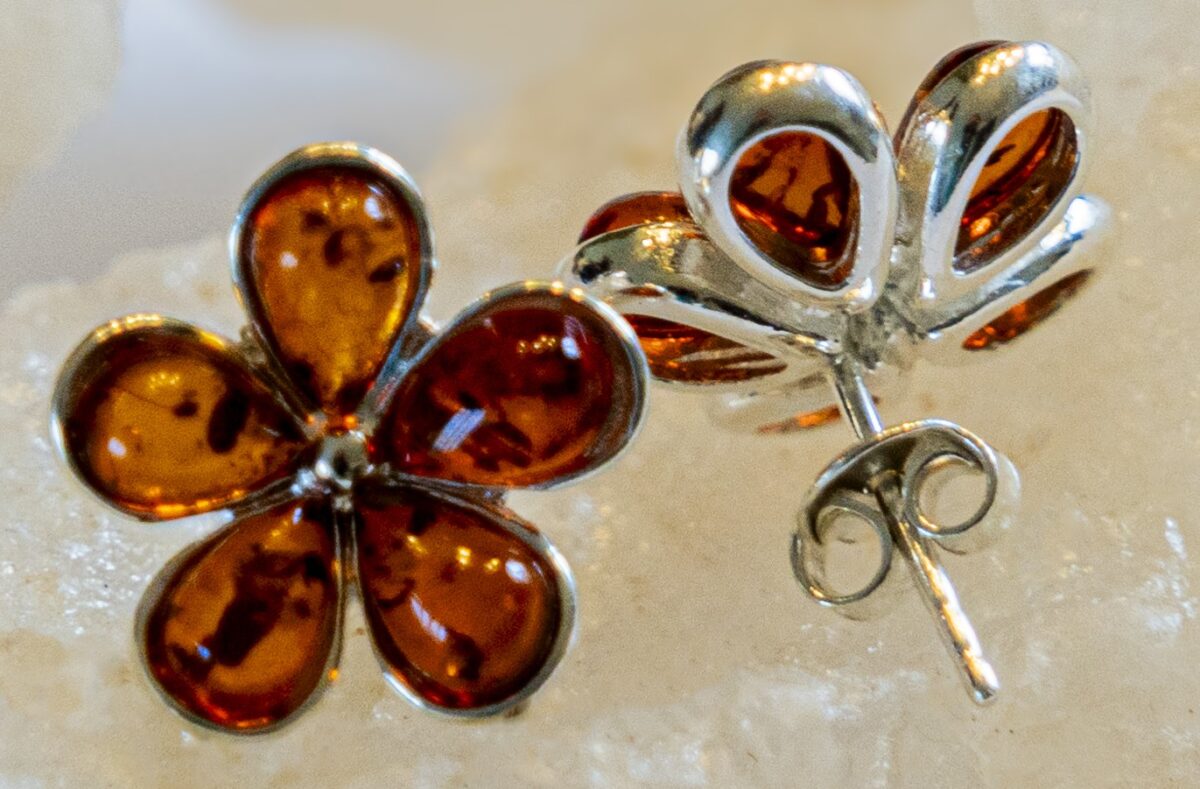 Aros de Ámbar Flor Aragón - Imagen 3